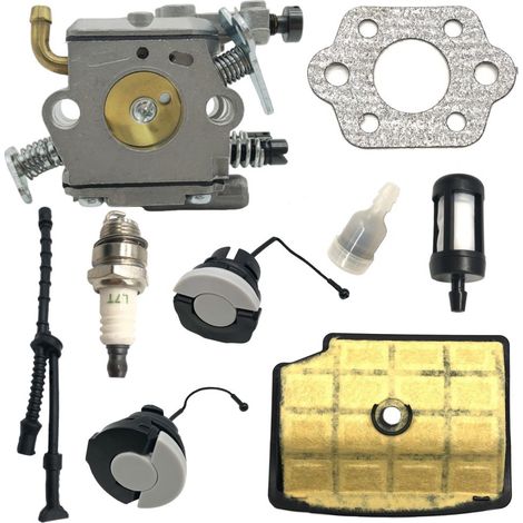 Pièces détachées pour tronçonneuse MS200 MS200T 1129 120 0653 : Kit de charbon pour carburateur neuf 909-005