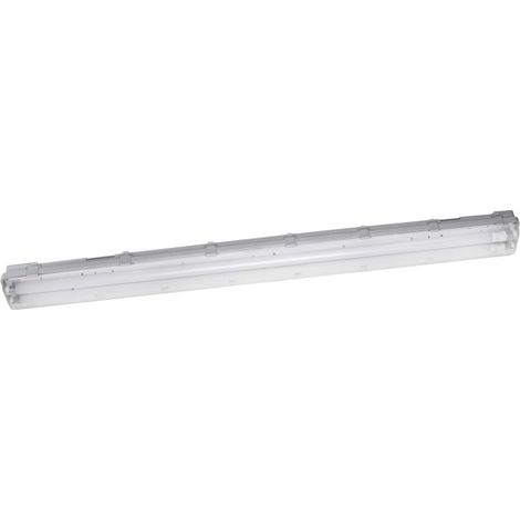 Ledvance LED-Feuchtraumleuchte Essential 2x 15 Watt, 120 cm, grau, 2-flammig