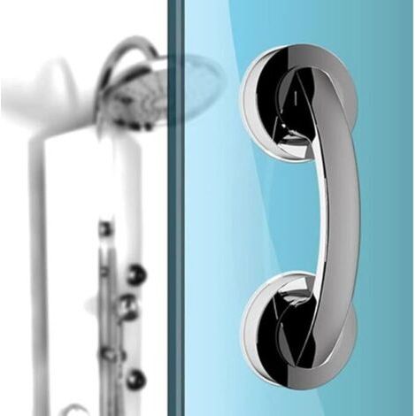 Maniglie per grandi porte e finestre in vetro, porte scorrevoli per bagno, armadi, maniglie non forate, maniglie per frigorifero, barre per doccia, non forate, con ventilazione