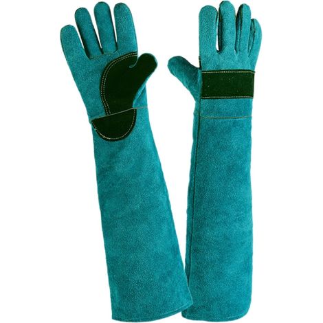 Anti Bite Protection Gloves - Long Sleeve Pet Handling Gloves Thick Durable Pet Gloves (1/5)