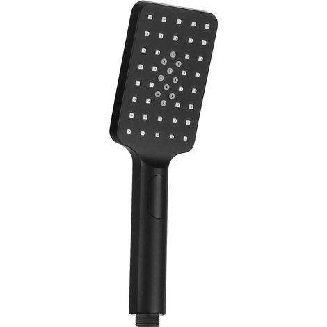 Black 3 Mode Square Shower Head ABS (1/2)