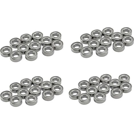 48 Stück Stahlkugellager 3x6x2 mm für WPL C14 C24 C34 C44 MN D90 MN-90 MN99S RC-Car Ersatzteile Upgrade Zubehör (1/5)
