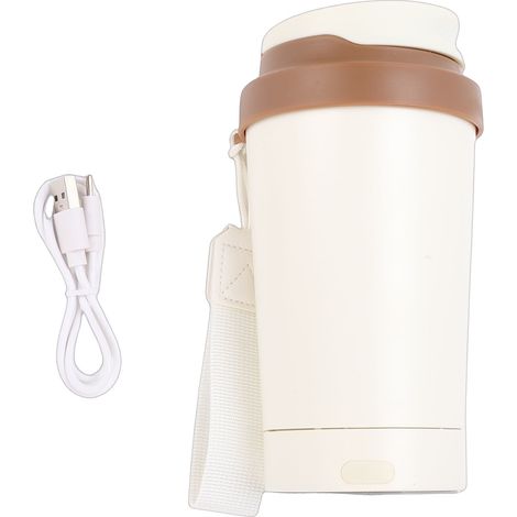 Mug Mélangeur Automatique - Tasse à Café Auto-mélangeante Électrique en Acier Inoxydable 316 avec Couvercle et Recharge USB (1/5)