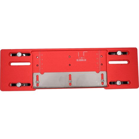 Plaque de Base de Machine de découpe, positionnement rapide, sans perçage, Guide de scie circulaire pour le travail du bois