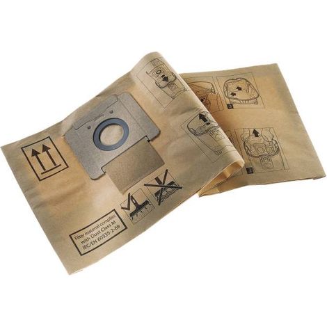 Staubsaugerbeutel Makita P 70194 beige Packung 5