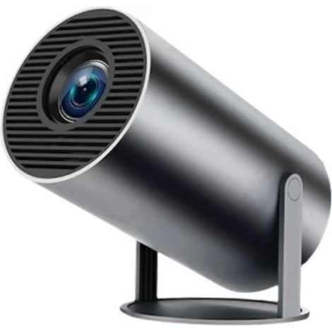 Projecteur vidéo 4K - Mini projecteur portable Android 11, Wi-Fi 6, Bluetooth 5.0, HD 1080p, avec correction automatique du trapèze vertical, rotation à 270°, compatible TV Stick, HDMI, USB, PS5 (Noir (1/4)
