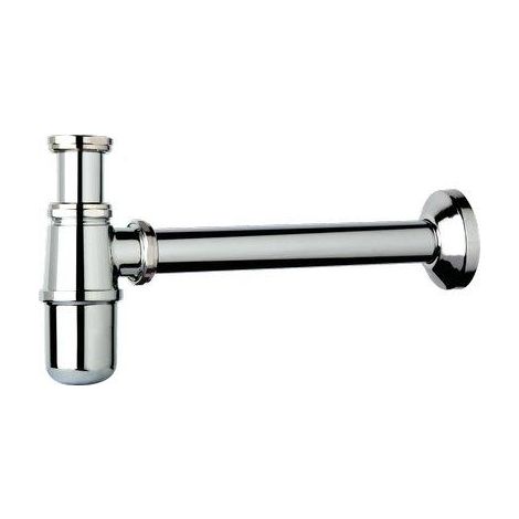 SIFONE CR A BOTTIGLIA TEA  OTTONE CROMATO 11/4 CANNA CM 25