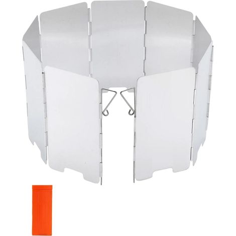 Folding Windproof Gas Stove 14 Slats Camping Portable Windproof Plates for Outdoor Camping Picnic BBQ (1/5)