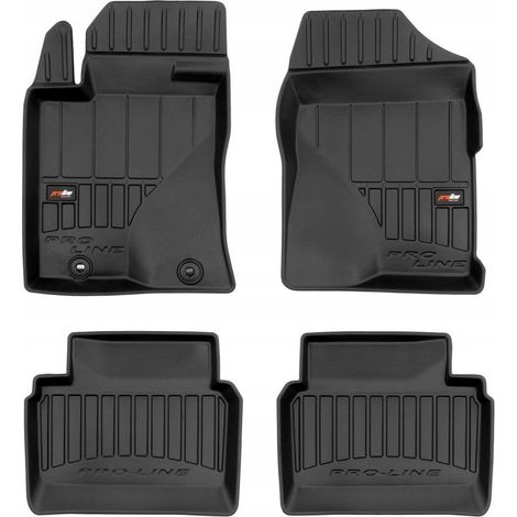 ALFOMBRAS Y FELPUDOS DE GOMA TOYOTA Avensis 2 T25 2003-2009 3D TROUGH (1/5)