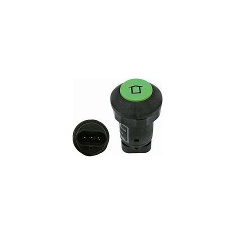 Interruttore a pulsante Pneutron Verde (1/4)