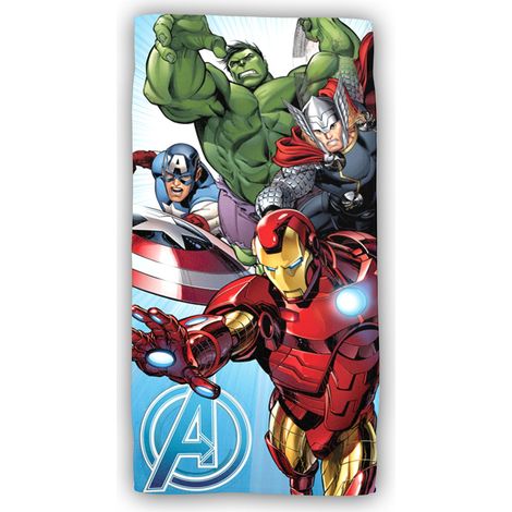 Avengers Baumwolle Strandtuch – Frottee Badetuch mit Premium Druck, 70x140 cm