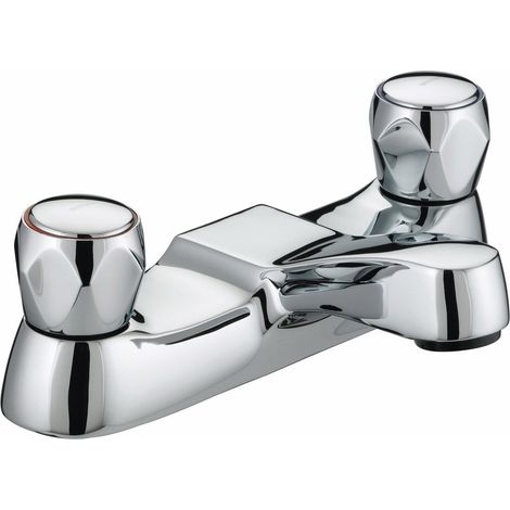 Bristan Club Utility Bath Filler Taps Chrome Plated with Metal Heads (1/5)