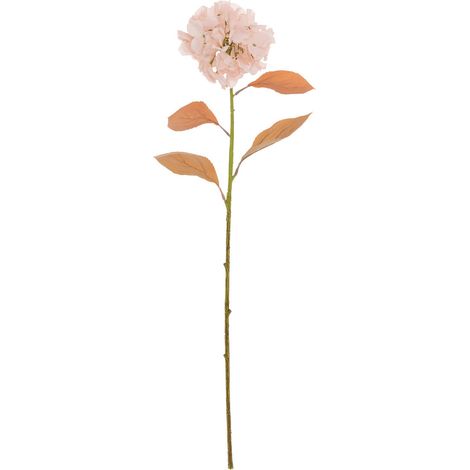 Branche décorative spéciale fêtes Hortensia Rose pailleté H 90 cm - Feeric Christmas (1/2)