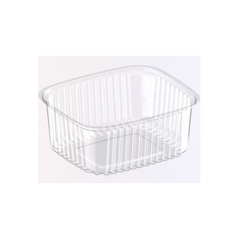 Tapas rectangulares transparentes REUTILIZABLES de PP 50 unidades PRATIPACK Guillin Polska