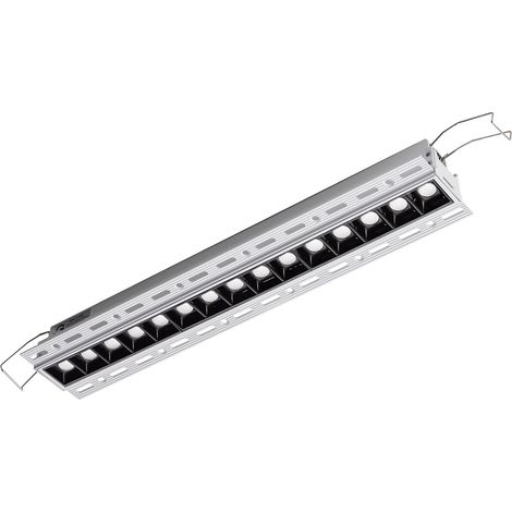 Spot Encastrable Gfa 15 Points Lumineux 30W 3000K Blanc Satiné Avec Optique Anti-Éblouissement - Gealuce (1/2)