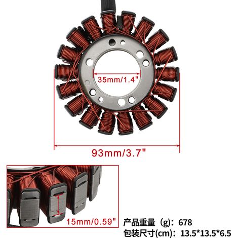 Zündspulenstator Linhai YP250 YP300 257CC 300CC 260cc 300CC ATV (1/4)
