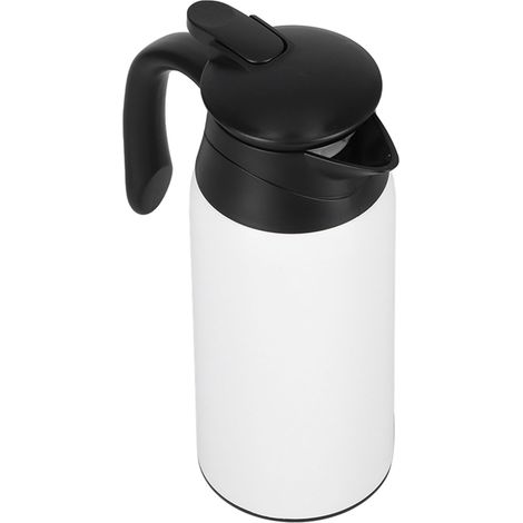 800 ml elektrischer Wasserkocher für das Auto (12 V/24 V) mit automatischer Umschaltung, tragbarer Wasserkocher für Zigarettenanzünder (Anleitung in Englisch), weißer Sockel (1/5)
