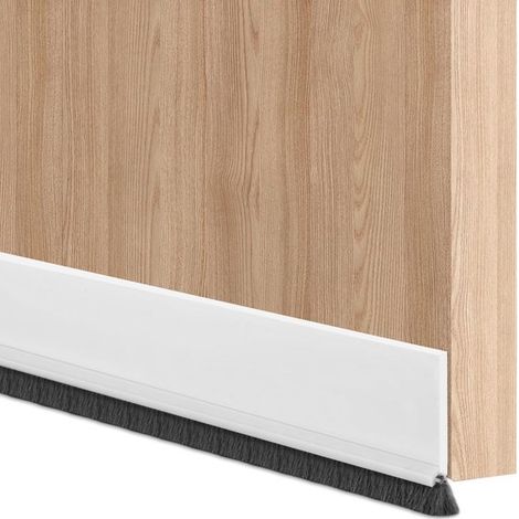 Striscia paraspifferi,Spazzole autoadesive per porte,1005,5 cm per porte interne,Per isolamento acustico e antipolvere (1/5)