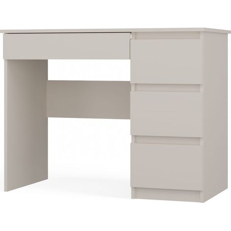 Scrivania destra con 4 cassetti, 51 cm, x 98 cm, x 76 cm, Cashmere (1/3)