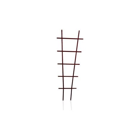 Supporto per piante, scala per fiori in plastica marrone 20x67cm