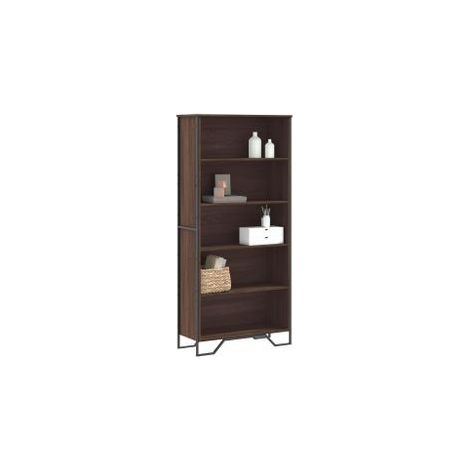 Bibliothèque chêne marron 80x31x169 bois d'ingénierie (1/5)