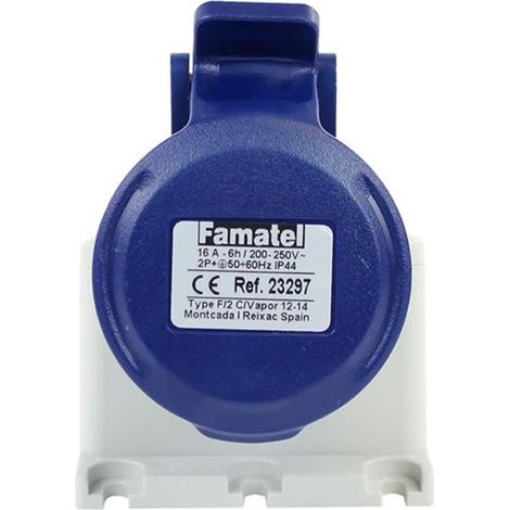 Enchufe fijo 16A 3P 230V azul IP44 ECO SpeedPRO 23297\P01 (1/2)