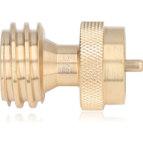 Adaptateur pour bouteille de propane, petite valve de remplissage en laiton, convertisseur de bouteille de gaz pour camping