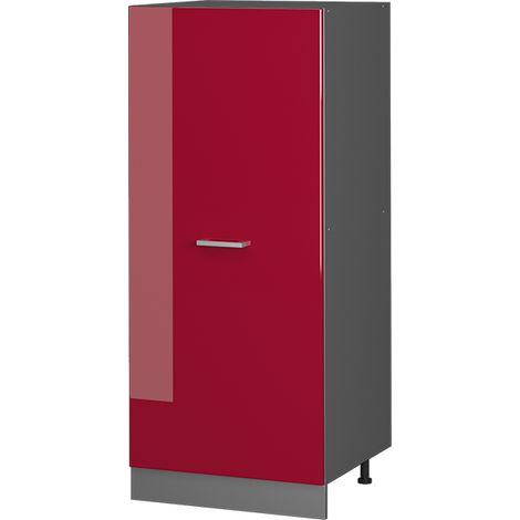 Mobile cucina dispensa R-Line, Rosso bordeaux lucido, 60 cm, Vicco (1/5)
