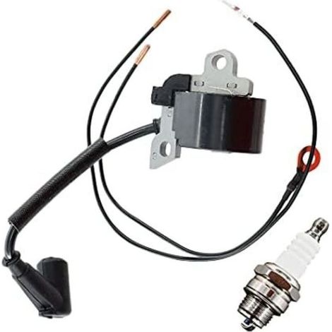 Bobina de encendido de repuesto para motosierra STIHL 000 0 400 1300 Bujía BPMR7A Adaptación 024 026 028 029 039 044 048 MS240 MS260 MS290 MS310 MS360 MS440 MS640 Motosierra [A+++] (1/4)
