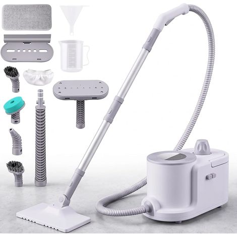 Nettoyeur Vapeur Sol, Balai Vapeur 5 Bar 2000 W Steam Cleaner Vaporetto Vaporisateur Balai Vaporisateur Lave Sol Nettoyage Machine a Vapeur Appareil Haute Pression Laveur Vapeur Pour Plancher Tapis (1/5)