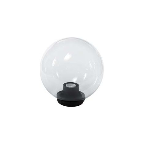 GLOBO INCOLORE CON BASE E PORTALAMPADE- - ø mm.300 max 75w - 2 pezzi
