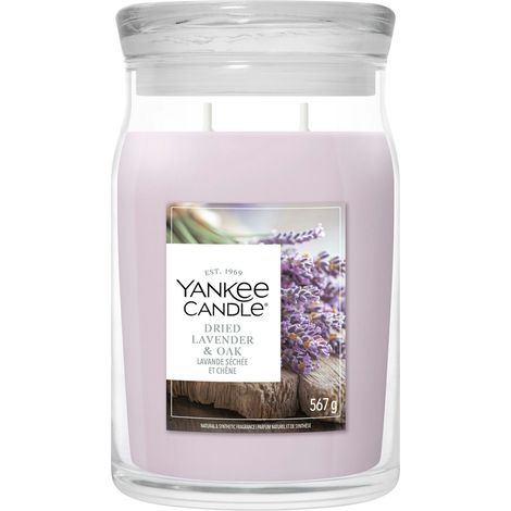 Candela Dried Lavender & Oak 567g Viola Yankee Candle