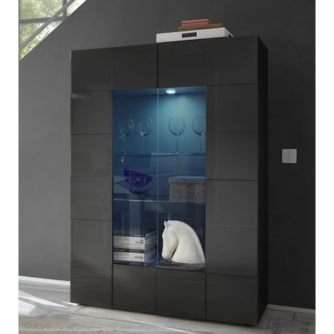DOMO - vetrina moderna con 2 ante (1/2)