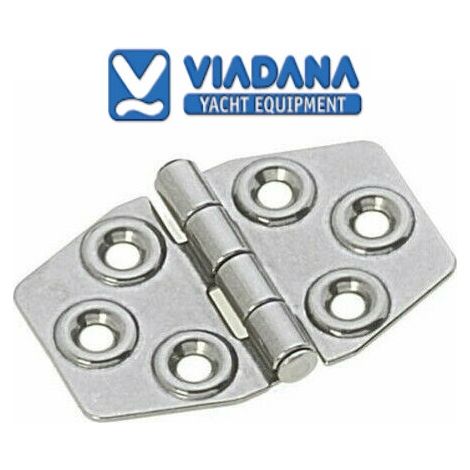 Charnière inox 316 hexagonale 68x45 viadana (1/2)