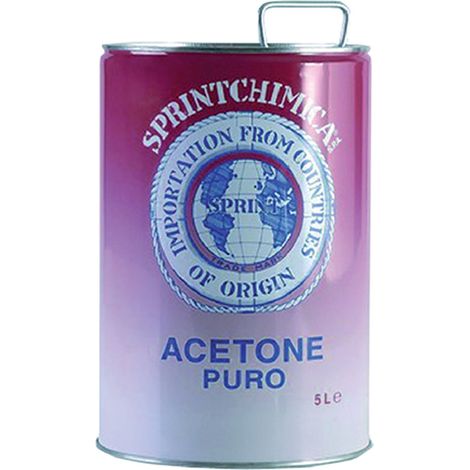 Acetone Puro Sprintchimica 4 Pezzi 5 Lt