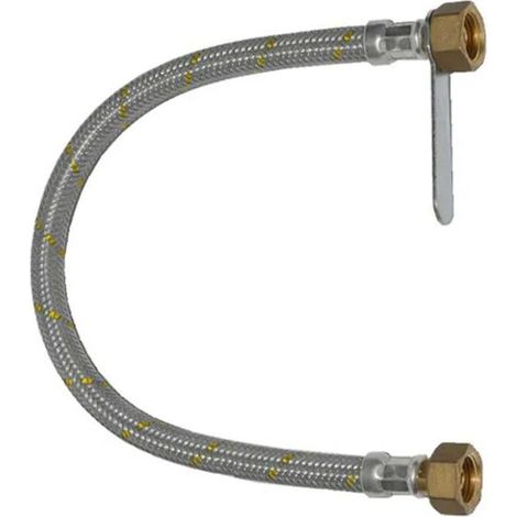 Flessibile trecciato con rivestimento in gomma per centraline gas -50 cm (1/3)