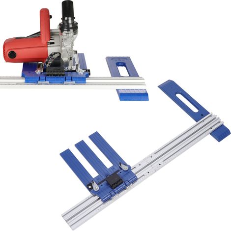 Outil de positionnement et de coupe multifonctionnel pour scie circulaire, base de machine à découper, travail du bois (1/5)