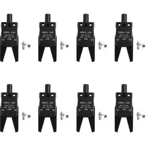 8X Pneumatique Mini Fixation J1060 Accessoires de Manipulateur Fixation MéCanique Clip de DéCharge D'Eau MINI-A (1/5)