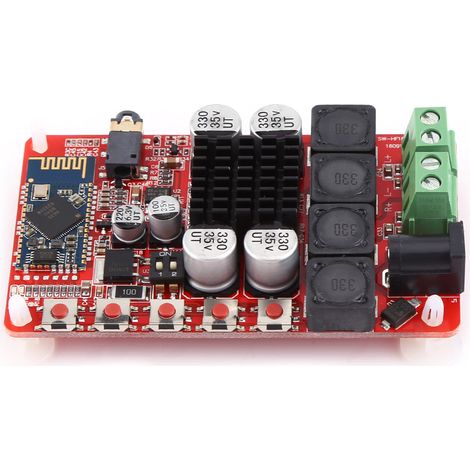 Carte d'amplificateur de puissance numérique intégré TDA7492 50W+50W pour récepteur audio, Bluetooth V4.0 et CSR8635 (1/5)