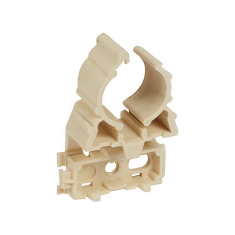 Legrand – Lyre à clipsage Ø20mm sable RAL1015 – Fixation pour tube IRL – Vendu à l'unité – Pour conduits rigides