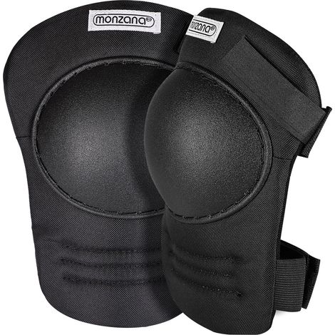 Deuba Rodilleras protectoras de trabajo carcasa de PVC ajustables transpirable almohadillas de gel para construcción jardinería Ligeras rodilleras