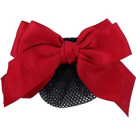 Élégant nœud pour femme - Filet de protection vintage - Pince à cheveux pour queue de cheval (1/5)