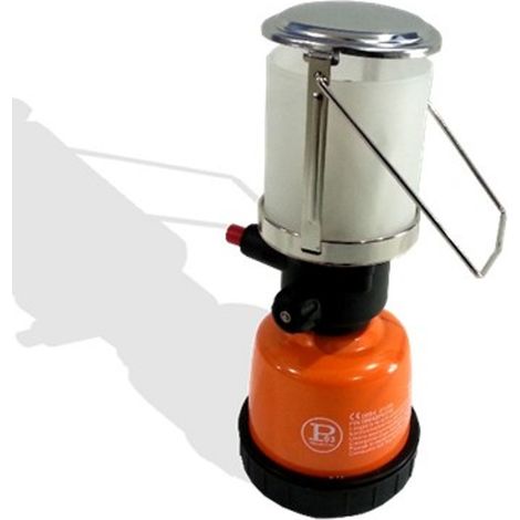 LUME LAMPADA A GAS PIEZO DA CAMPEGGIO VETRO GAS CARTUCCIA G190 PROJECT