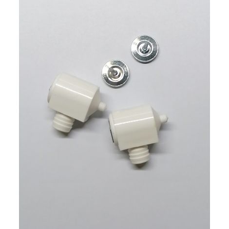 2 PEZZI - CHIUSURE MAGNETICHE REGOLABILIA SPINA - COLORE BIANCHE
