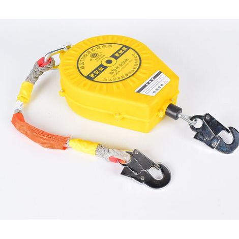 Antichute a Rappel Automatique, Dispositif Anti-Chute Rétractable pour Connecter Harnais de Securite, 10M (1/4)