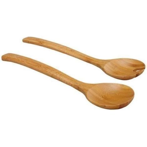 LIVWISE POINT VIRGUL Couverts à salade bambou FSC - 30,5 cm