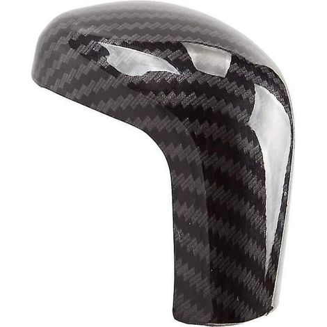 Garniture de pommeau de levier de vitesse automobile style sport, imprimé fibre de carbone, pour Corolla Hatchback 2018-2020 2019-- (1/5)