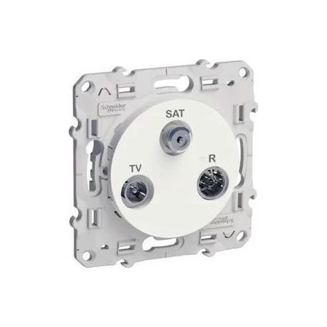 Schneider S520461 TV/FM/SAT socket 1 screw entry Odace