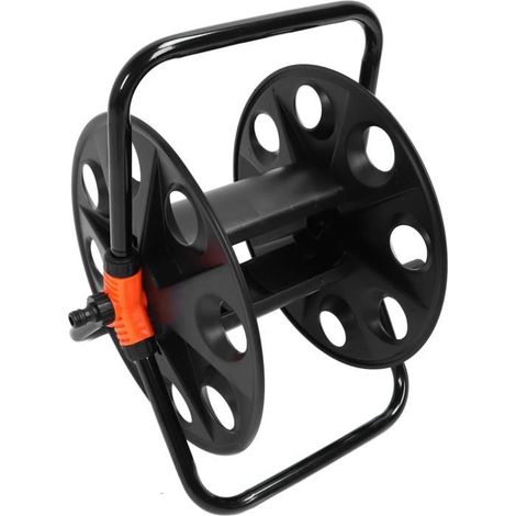 KLVGTIFS PU - Enrouleur Pro Jardin 50m Support Tuyau ABS Léger Transport Facile Pour Pelouse Nettoyage Voiture Rangement (1/5)