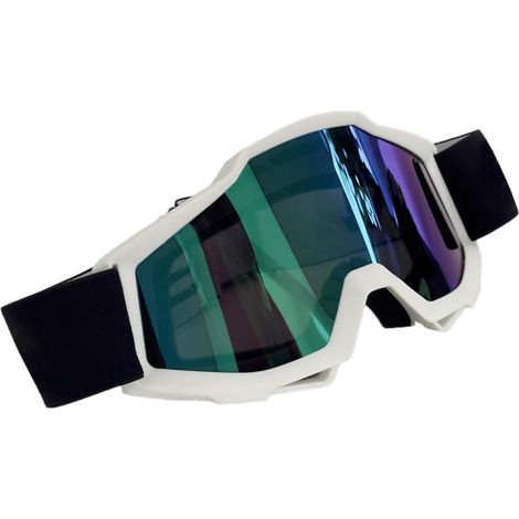 Lunettes de moto, lunettes de moto, lunettes tout-terrain antidérapantes pour adultes, lunettes pour casque, lunettes de moto, lunettes anti-buée pour ATV, coussinet en éponge, lunettes à l'épreuve (1/5)